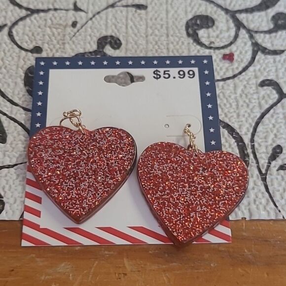 U,S. flag Earrings - Picture 3 of 3